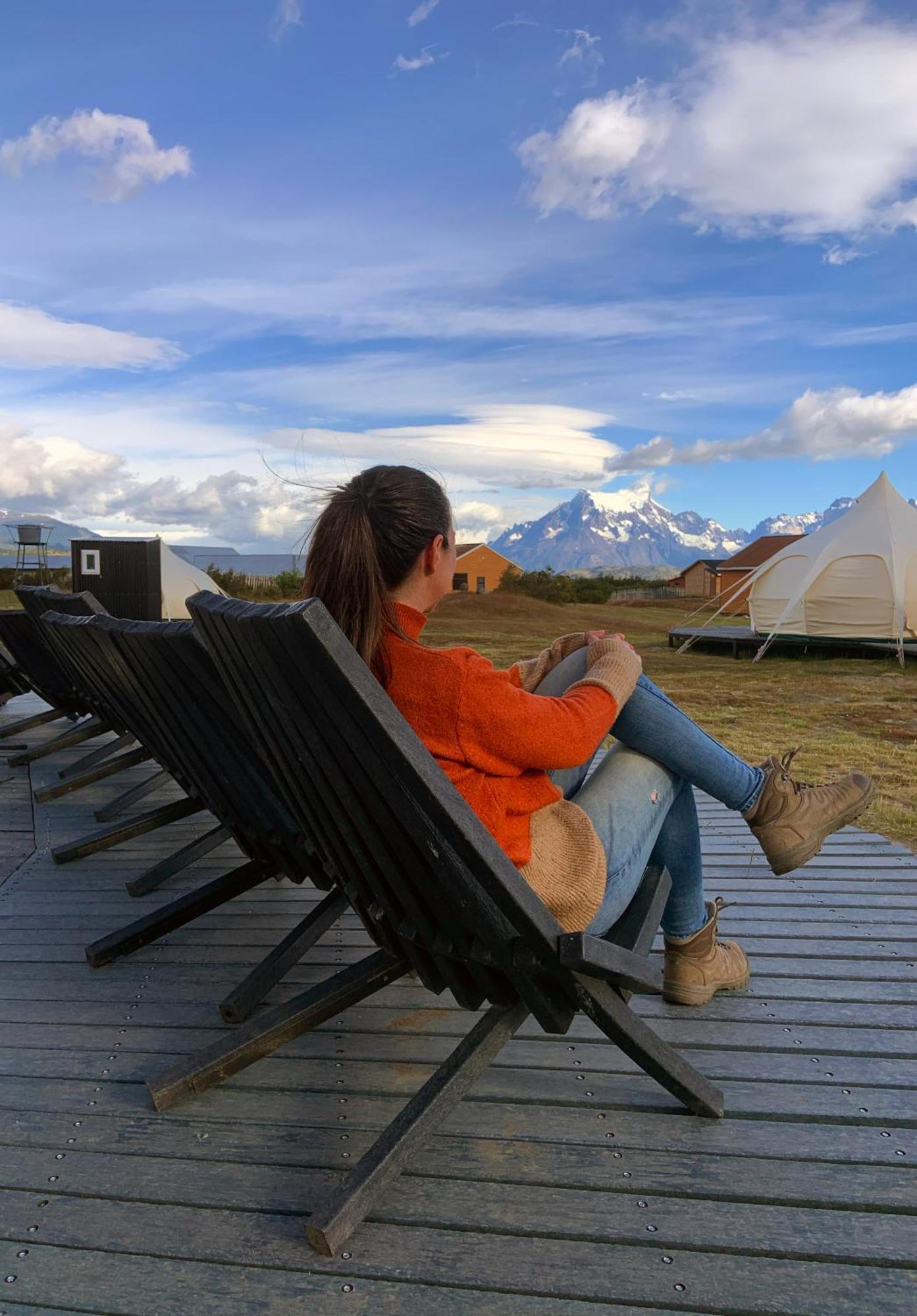 Chilenativo Riverside Camp Torres del Paine National Park Екстериор снимка